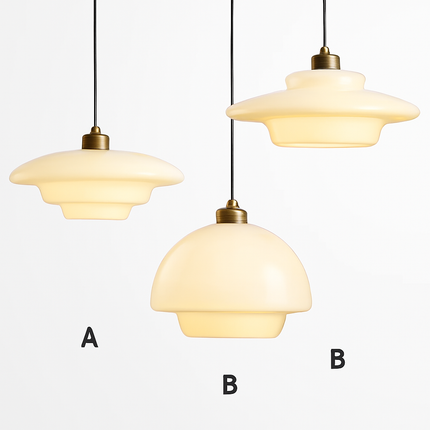 Suspension en verre au design nordique pour intérieur élégant — LZ4X9M