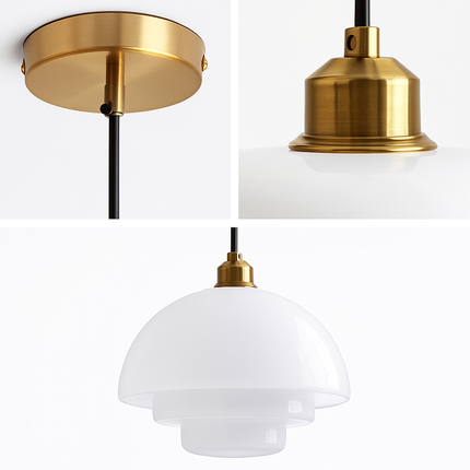 Suspension en verre au design nordique pour intérieur élégant — LZ4X9M