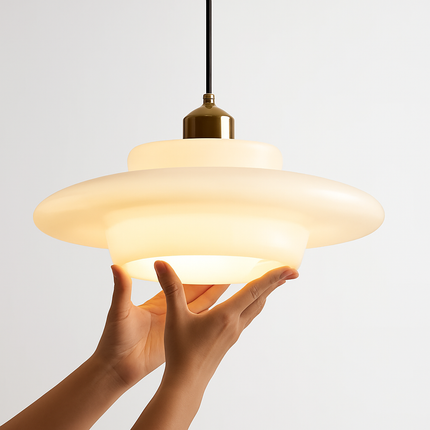 Suspension en verre au design nordique pour intérieur élégant — LZ4X9M