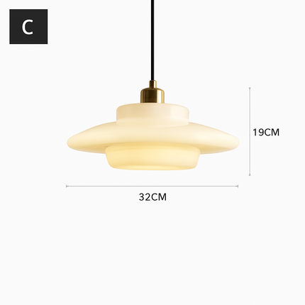 Suspension en verre au design nordique pour intérieur élégant — LZ4X9M