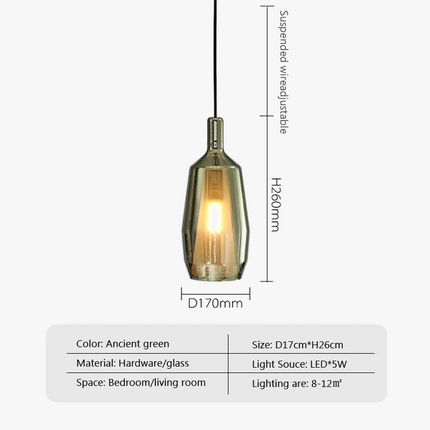 Suspension en verre au design nordique pour décoration intérieure — LZ4X9T2