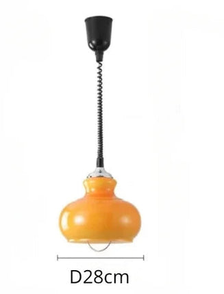 Suspension vintage en verre poire et fer moderne — LZ4XJ9
