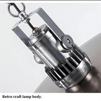 Suspension en verre style rétro wabi-sabi pour intérieur élégant — LZ4N7Q2