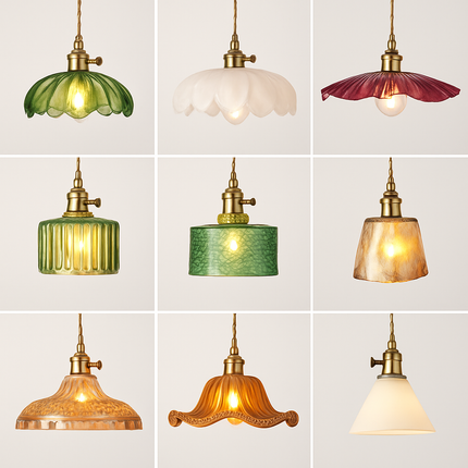 Suspension en verre au design scandinave pour intérieur moderne — LZ4X9T