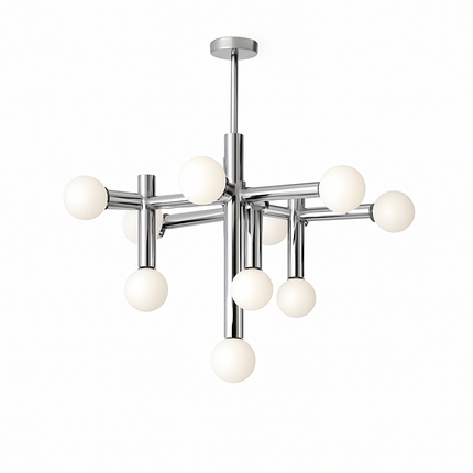 suspension en verre style bauhaus pour décoration moderne