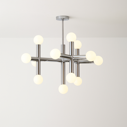 suspension en verre style bauhaus pour décoration moderne