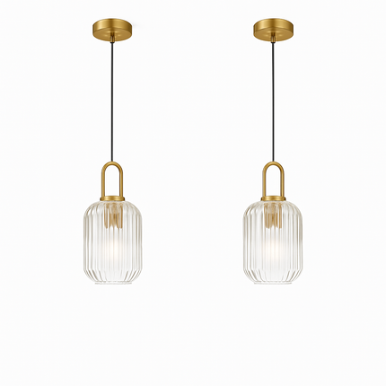 Suspension en verre forme citrouille pour décoration moderne — LZ4F9X2