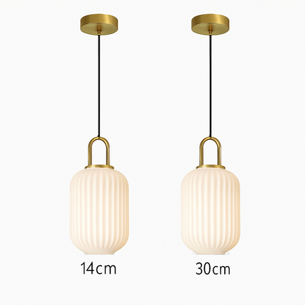 Suspension en verre forme citrouille pour décoration moderne — LZ4F9X2