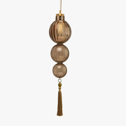Suspension en verre teinté au style chinois pour décoration intérieure — LZ7D9Q2