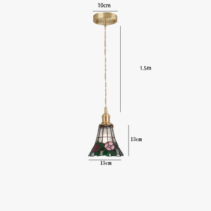 Suspension en verre teinté au style nordique pour éclairage industriel — LZ4X9M