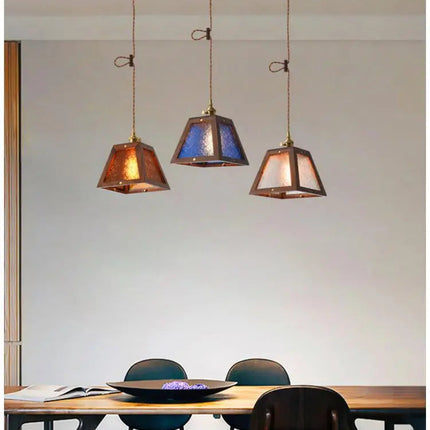Suspension en verre style Tiffany pour restaurant et bar — LZ4G7M9