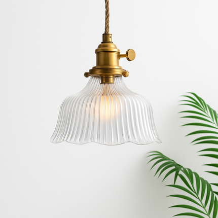 Suspension scandinave en verre vert — LZ4X7P9Q