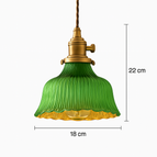 Fleur vert or