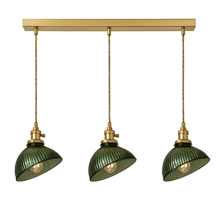 Suspension scandinave en verre vert — LZ4X7P9Q
