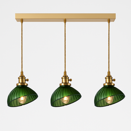 Suspension scandinave en verre vert — LZ4X9M2