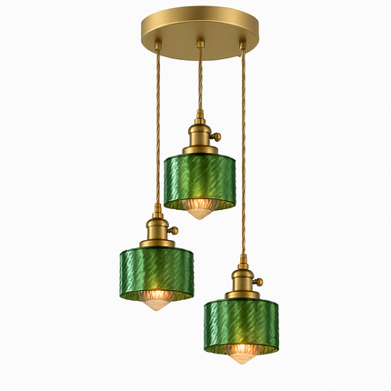 Suspension scandinave en verre vert — LZ4X7P9Q