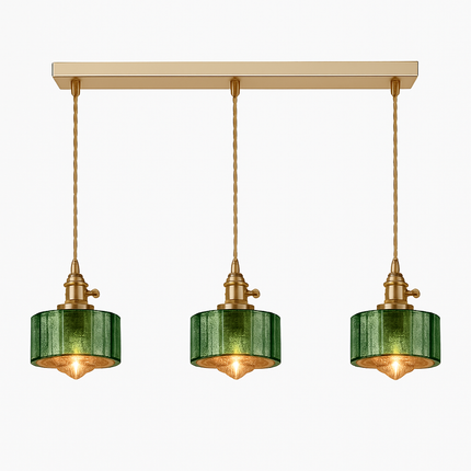 Suspension scandinave en verre vert — LZ4X7P9Q