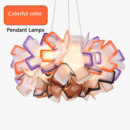 Suspension LED design fleur en acrylique pour salon et chambre — LZ4X9T