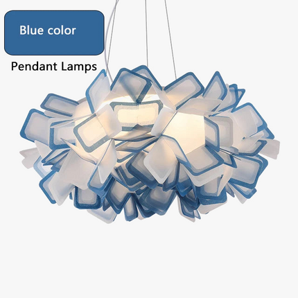 Suspension LED design fleur en acrylique pour salon et chambre — LZ4X9T