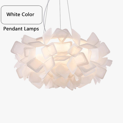 Suspension LED design fleur en acrylique pour salon et chambre — LZ4X9T