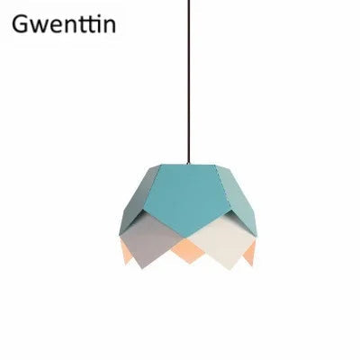 Suspension géométrique en fer style nordique pour intérieur — LZ4M9X2