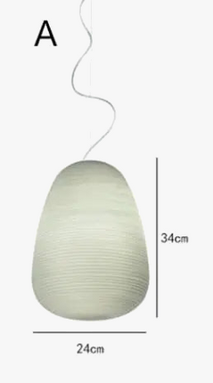 Suspension globe rétro en verre avec abat-jour — LZ4P9XJ