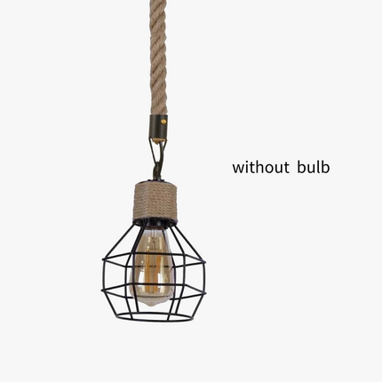 Suspension décorative en corde de chanvre pour intérieur moderne — LZ4X9D