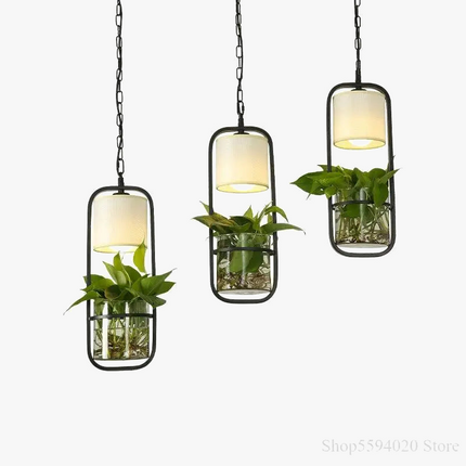 Suspension industrielle en fer style moderne chinois — LZ4X9JQ