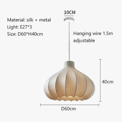 Suspension italienne en soie élégante — LZ4XJ7