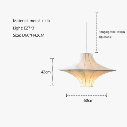 Suspension italienne en soie élégante — LZ4XJ7