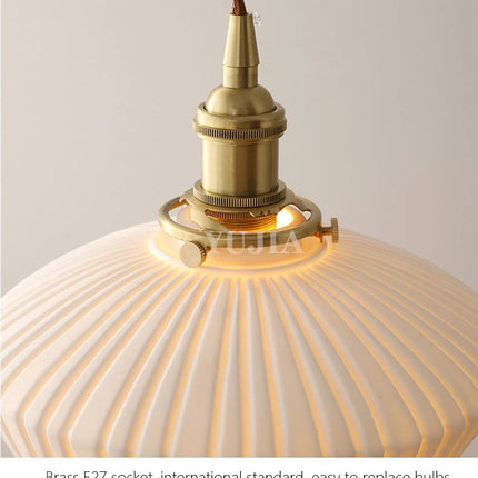 Suspension en céramique au design scandinave pour intérieur élégant — LZ4X9T2