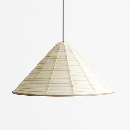 Suspension japonaise circulaire pliable en papier de riz Wabi Sabi — LZ4X9P2