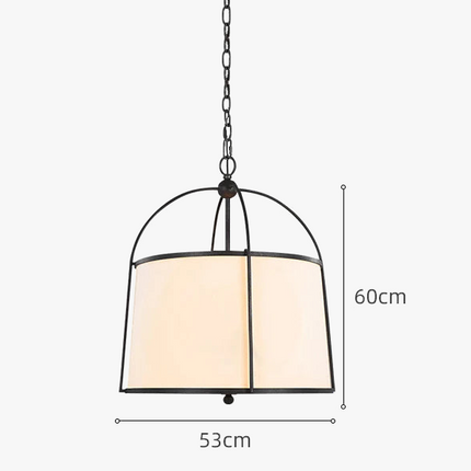 Suspension japonaise Wabi-sabi or et noir — LZ4X9T
