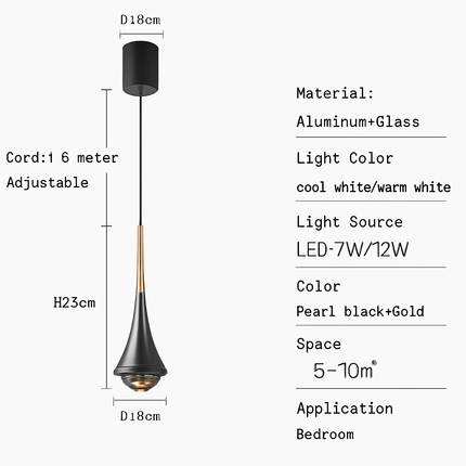 Suspension LED anti-éblouissement au design moderne — LZ4X9P2