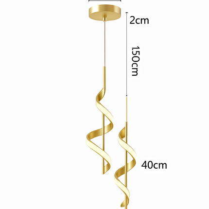 Suspension LED au design moderne et créatif
