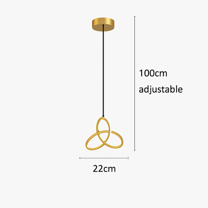 Suspension LED au design moderne et créatif