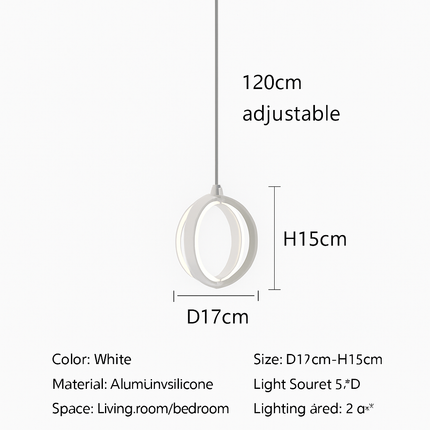 Suspension LED au design moderne et créatif