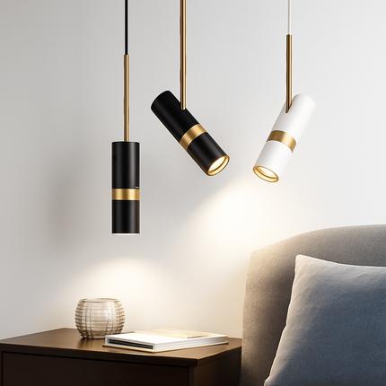 Suspension LED rotative à 360° au design nordique — LZ4X9P