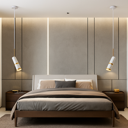 Suspension LED rotative à 360° au design nordique — LZ4X9P
