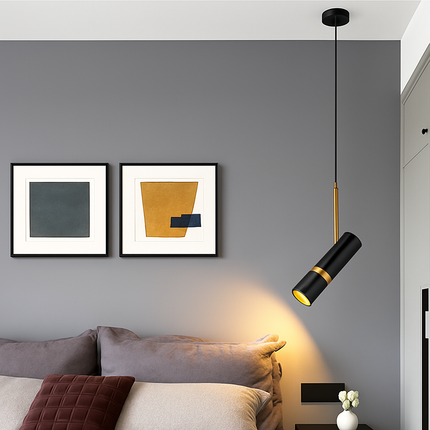 Suspension LED rotative à 360° au design nordique — LZ4X9P
