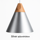 Argenté - 22cm / Blanc