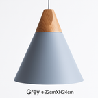 Gris - 22cm / Blanc