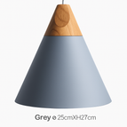 Gris - 25cm / Blanc