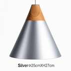 Argenté - 25cm / Blanc