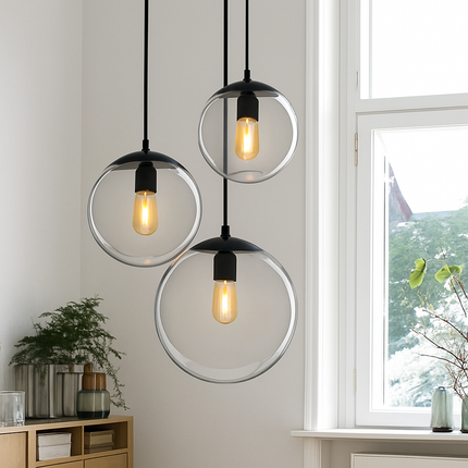 Suspension LED sphérique en verre Living — LZ4X9T2