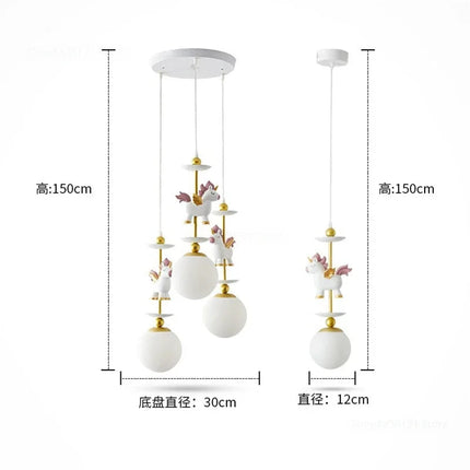 Suspension LED créative style nordique pour chambre enfant — LZ7X9B