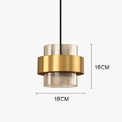 Suspension LED cylindriques en ou nordiques