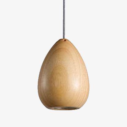 Suspension LED boule en bois au design vintage — LZ4F7Q2