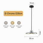 B Chromé 30cm