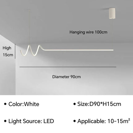 Suspension LED au design moderne pour hôtels — LZ4X9T2
